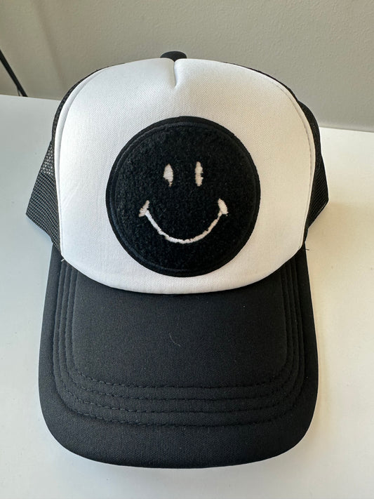 Black and White Sherpa Smiley