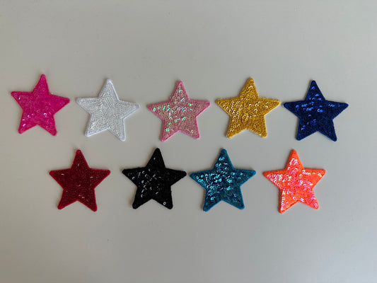 Medium Sequined Stars (choose color)