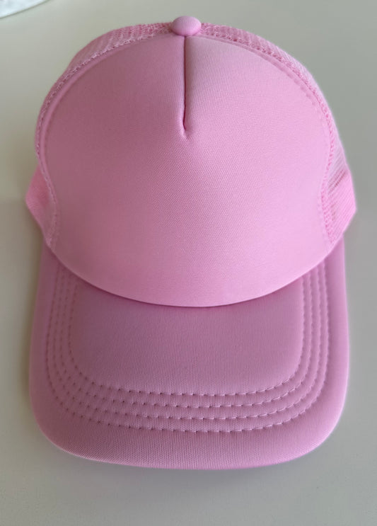 Solid Pink Trucker Hat