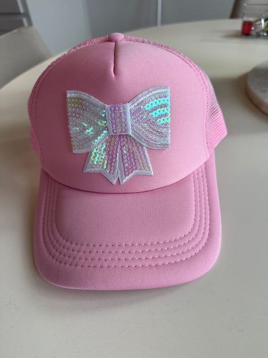 Sequined Bow Hat